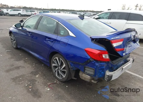 2021 Honda Accord Sport from USA, damaged, VIN 1HGCV1F33MA046381